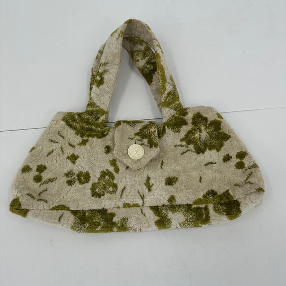 Cahoots Womens Carpet Bag Tapestry Floral Green Cottagecore Boho Shoulder Bag - Picture 1 of 7